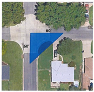 A aerial view of a neighborhood
Description automatically generated
